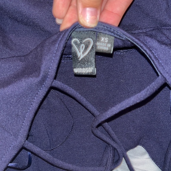 NAVY BLUE WINDSOR FORMAL DRESS - Picture 4 of 4